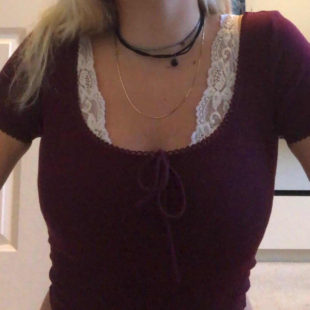 Forever 21 low cut t shirt